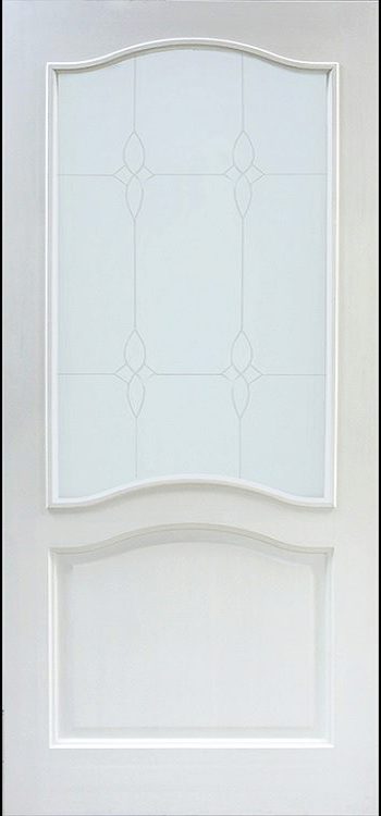 Фото двери ДО модель № 7 белый лоск Поставы купить в Гомеле