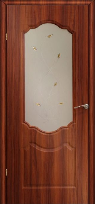 Фото двери ПО Орхидея миланский орех Ростра купить в Гомеле
