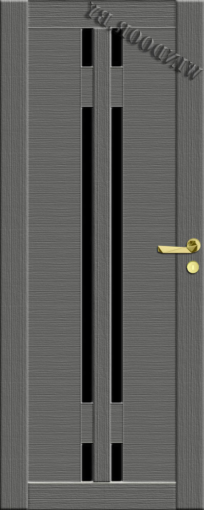 Фото двери 40x Грей мелинга Триплекс черный ProfilDoors купить в Гомеле