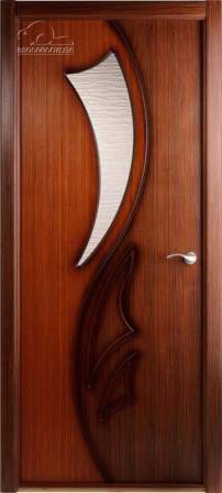 Фото двери Лидия падук-кедр со стеклом BELWOODDOORS купить в Гомеле