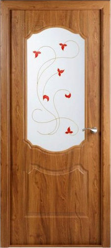Фото двери Перфекта акация медовая со стеклом BELWOODDOORS купить в Гомеле