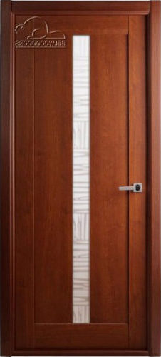 Фото двери Челси грецкий орех со стеклом BELWOODDOORS купить в Гомеле