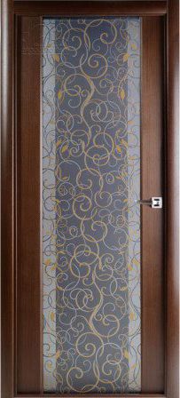 Фото двери Грандекс 202 венге графит кристалайз BELWOODDOORS купить в Гомеле