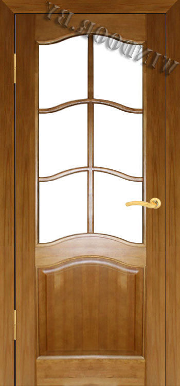 Фото двери Модель №7 ДО светлый лак Поставы купить в Гомеле