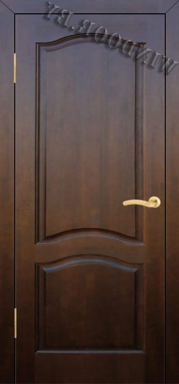 Фото двери Модель №7 ДГ темный лак Поставы купить в Гомеле