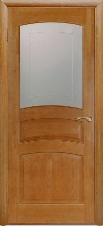 Фото двери Модель №16 ДО светлый лак Поставы купить в Гомеле