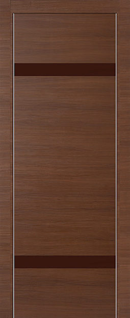 Фото двери 3Z Малага Черри Кроскут коричневый глянцевый лак ProfilDoors купить в Гомеле