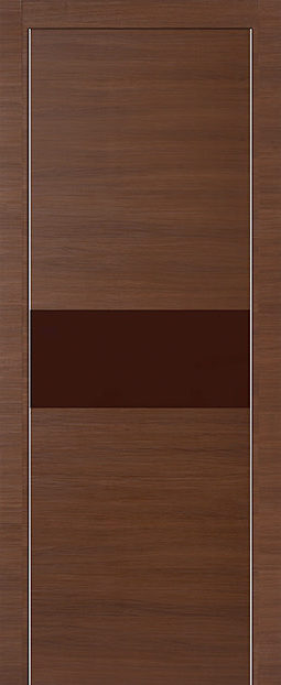 Фото двери 4Z Малага Черри Кроскут коричневый глянцевый лак ProfilDoors купить в Гомеле