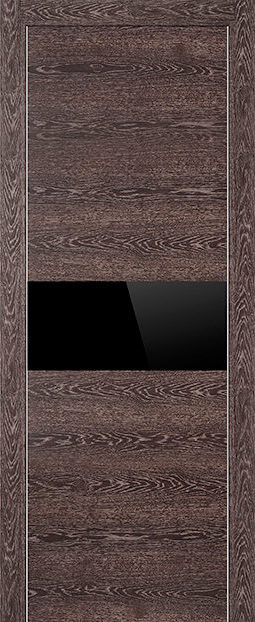 Фото двери 4Z Дуб Транкайс темный черный глянцевый лак ProfilDoors купить в Гомеле