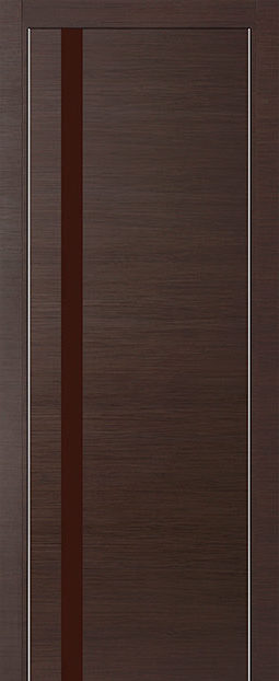 Фото двери 6Z Венге Кроскут коричневый глянцевый лак ProfilDoors купить в Гомеле