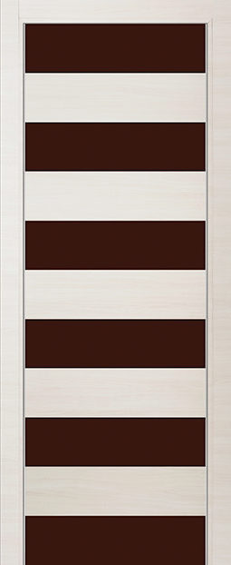 Фото двери 8Z Эшвайт Кроскут коричневый глянцевый лак ProfilDoors купить в Гомеле