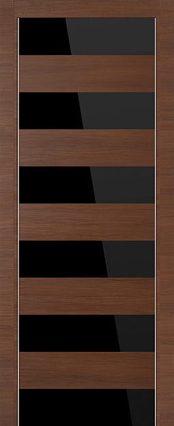 Фото двери 8Z Малага Черри Кроскут черный глянцевый лак ProfilDoors купить в Гомеле