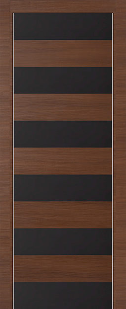 Фото двери 8Z Малага Черри Кроскут черный матовый лак ProfilDoors купить в Гомеле