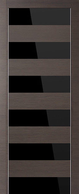 Фото двери 8Z Грей Кроскут черный глянцевый лак ProfilDoors купить в Гомеле