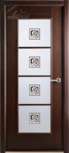 Фото двери Модерн Люкс венге со стеклом BELWOODDOORS купить в Гомеле