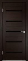 Фото двери Модель «Duplex» африканский орех(венге) черное стекло Веллдорис купить в Гомеле