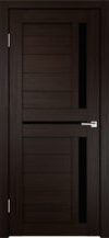 Фото двери Модель «Duplex 3» африканский орех(венге) черное стекло Веллдорис купить в Гомеле