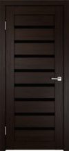 Фото двери Модель «Duplex 8» африканский орех(венге) черное стекло Веллдорис купить в Гомеле