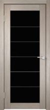 Фото двери Модель «Interi 5/1» капучино черное стекло Веллдорис купить в Гомеле