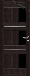 Фото двери 35x Венге мелинга Триплекс черный ProfilDoors купить в Гомеле