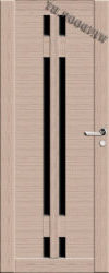 Фото двери 40x Капучино мелинга Триплекс черный ProfilDoors купить в Гомеле