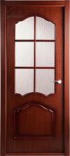 Фото двери Каролина красное дерево с раскладкой BELWOODDOORS купить в Гомеле