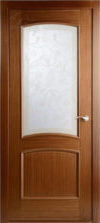 Фото двери Сорренто орех со стеклом кристалайз BELWOODDOORS купить в Гомеле