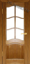 Фото двери Модель №7 ДО светлый лак Поставы купить в Гомеле