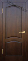 Фото двери Модель №7 ДГ темный лак Поставы купить в Гомеле