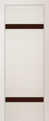 Фото двери 3Z Эшвайт Кроскут коричневый глянцевый лак ProfilDoors купить в Гомеле