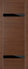 Фото двери 3Z Малага Черри Кроскут черный глянцевый лак ProfilDoors купить в Гомеле