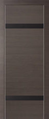 Фото двери 3Z Грей Кроскут черный матовый лак ProfilDoors купить в Гомеле