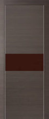 Фото двери 4Z Грей Кроскут коричневый глянцевый лак ProfilDoors купить в Гомеле
