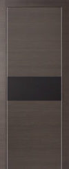 Фото двери 4Z Грей Кроскут черный матовый лак ProfilDoors купить в Гомеле