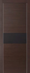 Фото двери 4Z Венге Кроскут черный матовый лак ProfilDoors купить в Гомеле
