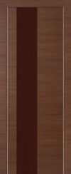 Фото двери 5Z Малага Черри Кроскут коричневый глянцевый лак ProfilDoors купить в Гомеле
