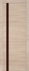 Фото двери 6Z Капучино Кроскут коричневый глянцевый лак ProfilDoors купить в Гомеле